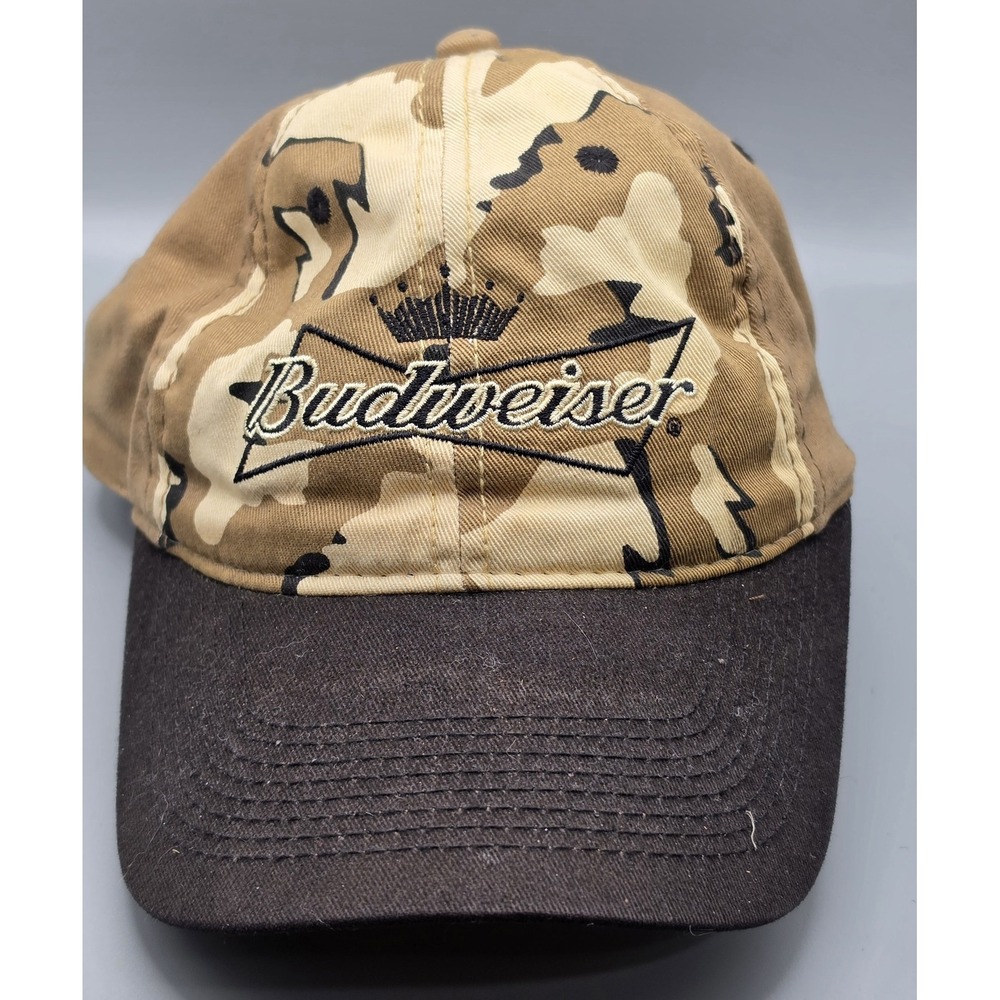 Dale Earnhardt Jr #8 Budweiser Camo Hat Winners Circle NASCAR Adjustable Cap
